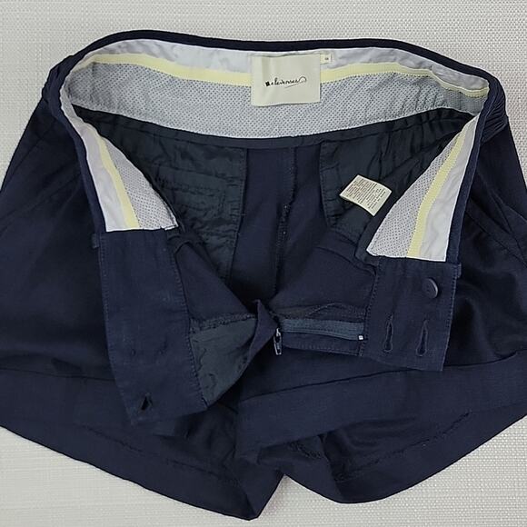 Elevenses blue linen blend shorts 6 - Picture 6 of 11